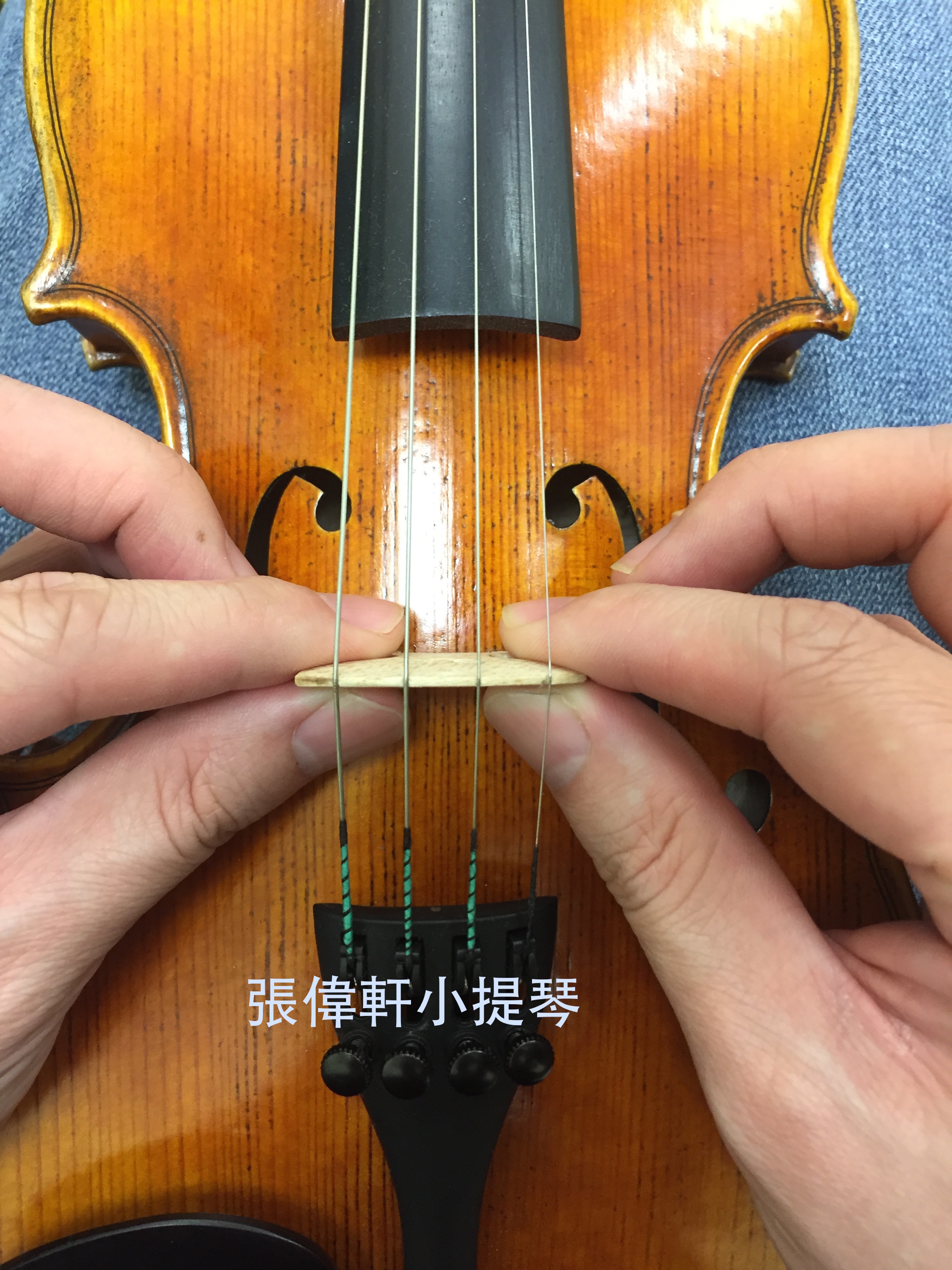 小提琴知識:什麼是琴橋?他的作用是?如何挑選好的琴橋? @
張偉軒小提琴